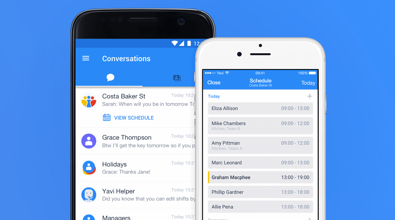 Yavi app for Android and iOS